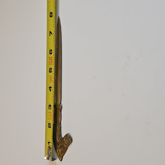 Vintage Brass Horse Head Letter Opener - Picture 3 of 4